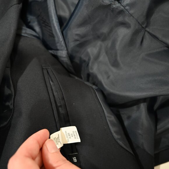 Bonobos Size 40S Athletic Fit Navy Wool Blazer - Picture 7 of 10